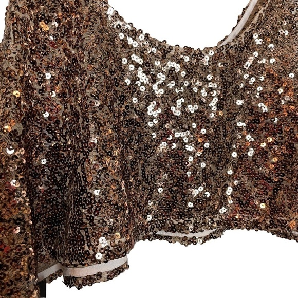 Rock & Republic Clypso Pink Asymmetrical Cropped Seqin Top NWT Sz. XL - Picture 2 of 8